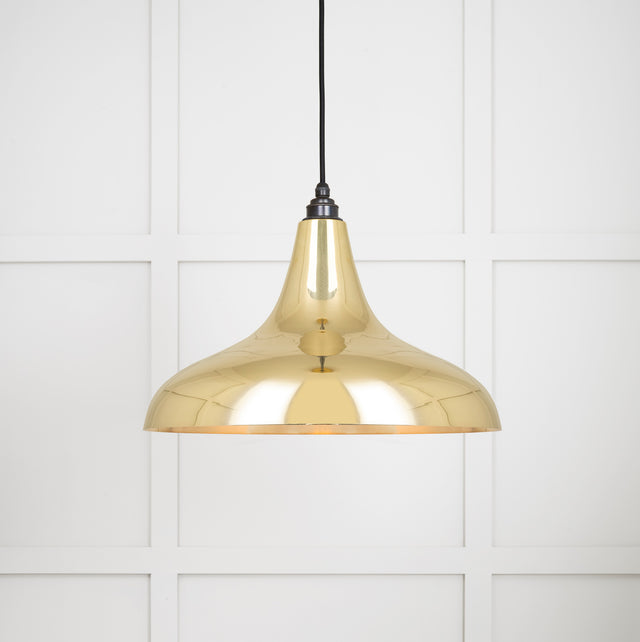 From The Anvil - Smooth Brass Frankley Pendant | Sku. 49722 | Trade Door Handles.