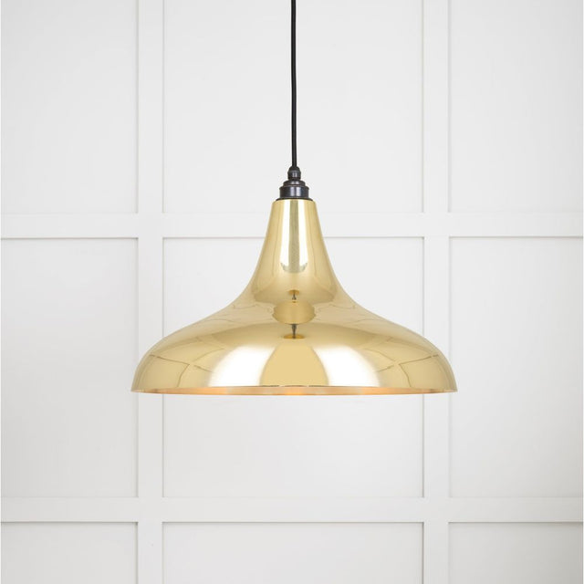 From The Anvil - Smooth Brass Frankley Pendant | Sku. 49722 | Trade Door Handles.