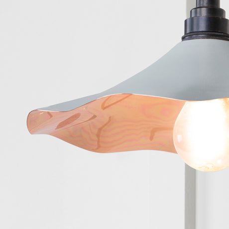 From The Anvil - Smooth Copper Flora Wall Light in Birch | Sku. 49723SBI | Trade Door Handles.