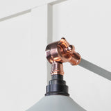 From The Anvil - Smooth Copper Flora Wall Light in Birch | Sku. 49723SBI | Trade Door Handles.