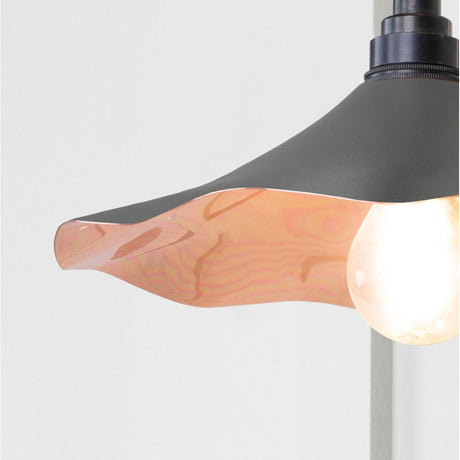 From The Anvil - Smooth Copper Flora Wall Light in Bluff | Sku. 49723SBL | Trade Door Handles.