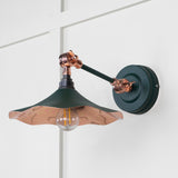 From The Anvil - Smooth Copper Flora Wall Light in Dingle | Sku. 49723SDI | Trade Door Handles.