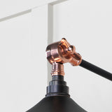 From The Anvil - Smooth Copper Flora Wall Light in Elan Black | Sku. 49723SEB | Trade Door Handles.