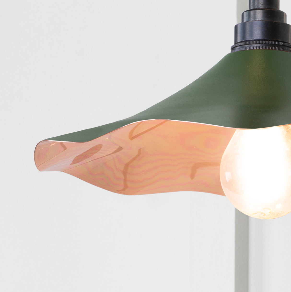 From The Anvil - Smooth Copper Flora Wall Light in Heath | Sku. 49723SH | Trade Door Handles.