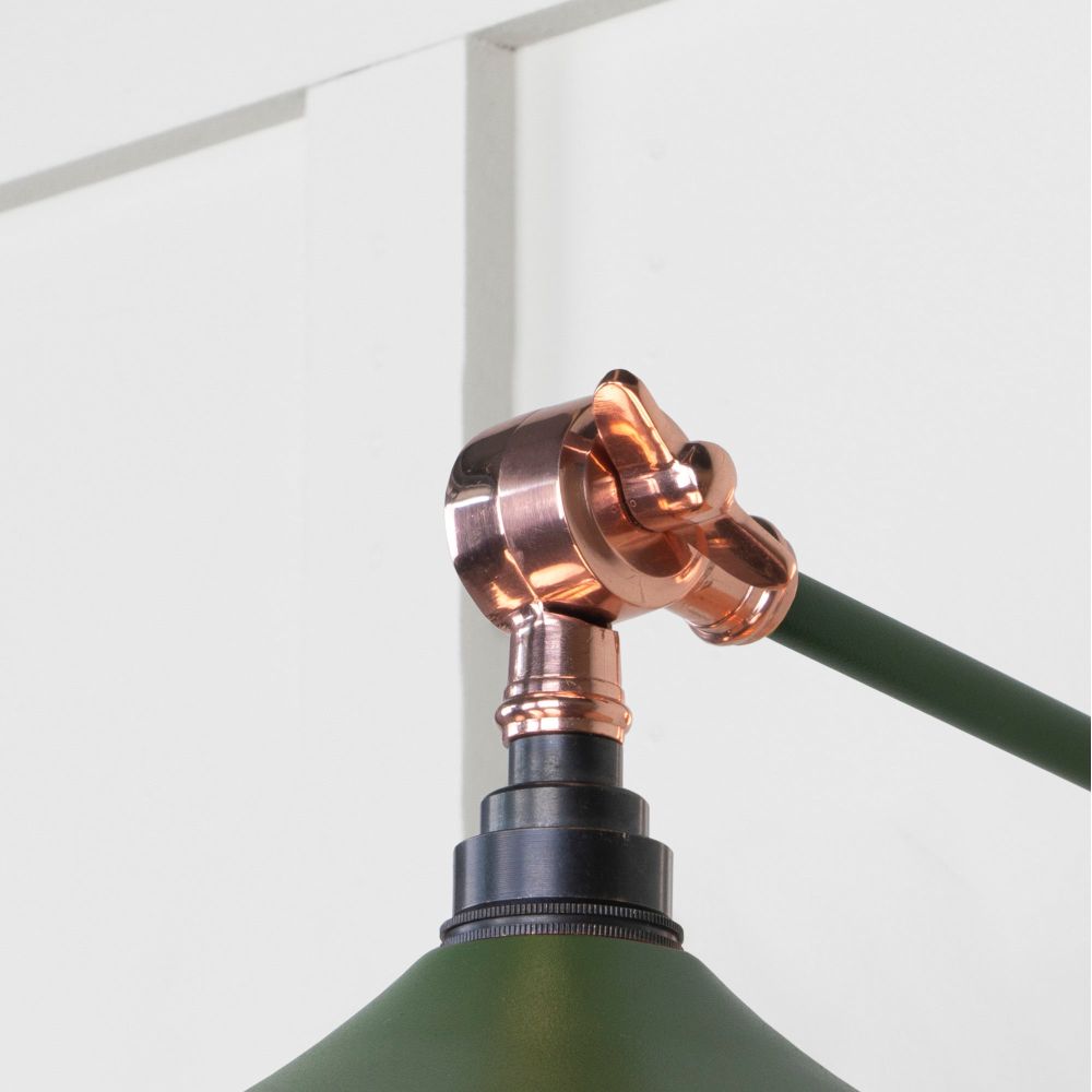 From The Anvil - Smooth Copper Flora Wall Light in Heath | Sku. 49723SH | Trade Door Handles.