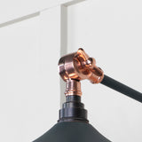 From The Anvil - Smooth Copper Flora Wall Light in Soot | Sku. 49723SSO | Trade Door Handles.
