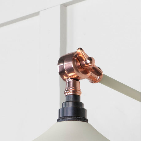 From The Anvil - Smooth Copper Flora Wall Light in Teasel | Sku. 49723STE | Trade Door Handles.