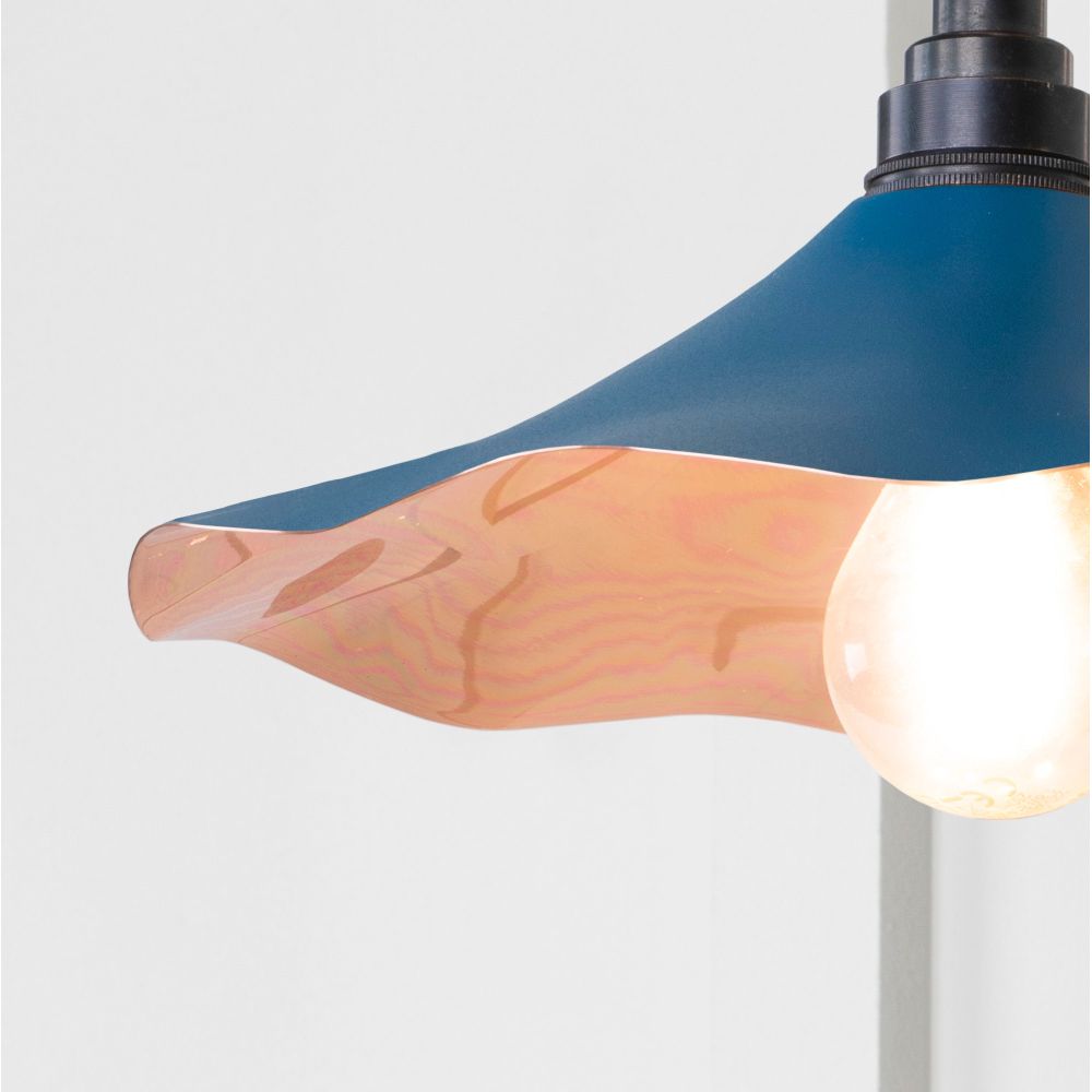 From The Anvil - Smooth Copper Flora Wall Light in Upstream | Sku. 49723SU | Trade Door Handles.