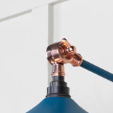 From The Anvil - Smooth Copper Flora Wall Light in Upstream | Sku. 49723SU | Trade Door Handles.