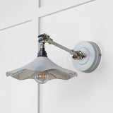From The Anvil - Smooth Nickel Flora Wall Light in Birch | Sku. 49724SBI | Trade Door Handles.