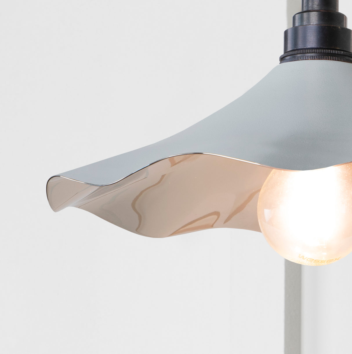 From The Anvil - Smooth Nickel Flora Wall Light in Birch | Sku. 49724SBI | Trade Door Handles.