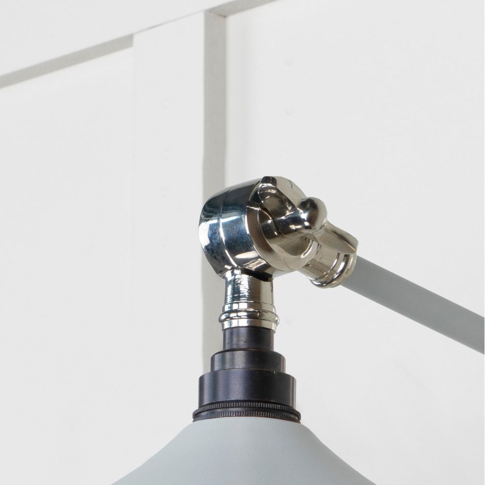 From The Anvil - Smooth Nickel Flora Wall Light in Birch | Sku. 49724SBI | Trade Door Handles.