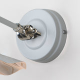 From The Anvil - Smooth Nickel Flora Wall Light in Birch | Sku. 49724SBI | Trade Door Handles.