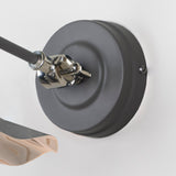 From The Anvil - Smooth Nickel Flora Wall Light in Bluff | Sku. 49724SBL | Trade Door Handles.