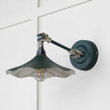 From The Anvil - Smooth Nickel Flora Wall Light in Dingle | Sku. 49724SDI | Trade Door Handles.