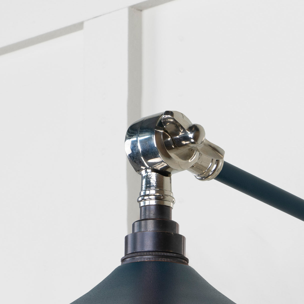 From The Anvil - Smooth Nickel Flora Wall Light in Dusk | Sku. 49724SDU | Trade Door Handles.