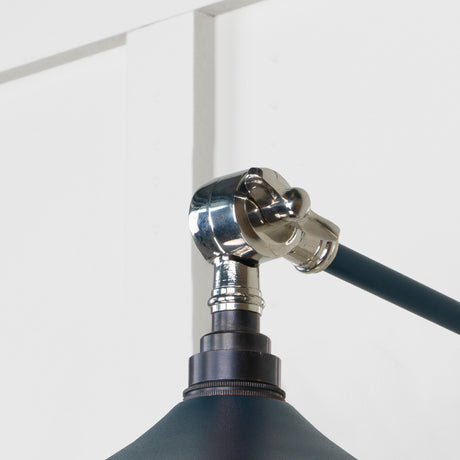 From The Anvil - Smooth Nickel Flora Wall Light in Dusk | Sku. 49724SDU | Trade Door Handles.