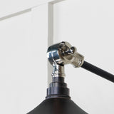 From The Anvil - Smooth Nickel Flora Wall Light in Elan Black | Sku. 49724SEB | Trade Door Handles.