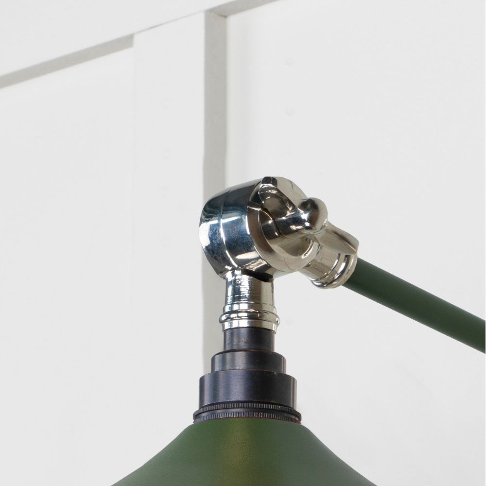 From The Anvil - Smooth Nickel Flora Wall Light in Heath | Sku. 49724SH | Trade Door Handles.