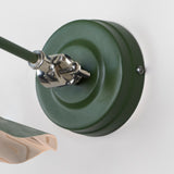 From The Anvil - Smooth Nickel Flora Wall Light in Heath | Sku. 49724SH | Trade Door Handles.