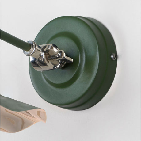 From The Anvil - Smooth Nickel Flora Wall Light in Heath | Sku. 49724SH | Trade Door Handles.