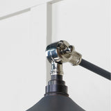 From The Anvil - Smooth Nickel Flora Wall Light in Slate | Sku. 49724SSL | Trade Door Handles.