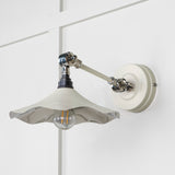 From The Anvil - Smooth Nickel Flora Wall Light in Teasel | Sku. 49724STE | Trade Door Handles.