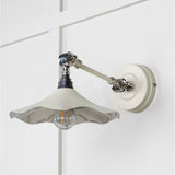 From The Anvil - Smooth Nickel Flora Wall Light in Teasel | Sku. 49724STE | Trade Door Handles.