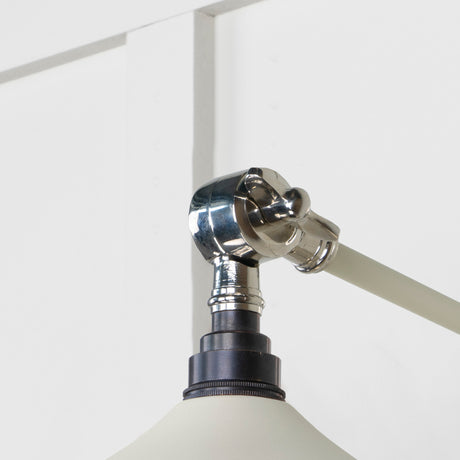 From The Anvil - Smooth Nickel Flora Wall Light in Teasel | Sku. 49724STE | Trade Door Handles.