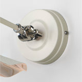 From The Anvil - Smooth Nickel Flora Wall Light in Teasel | Sku. 49724STE | Trade Door Handles.