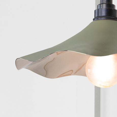 From The Anvil - Smooth Nickel Flora Wall Light in Tump | Sku. 49724STU | Trade Door Handles.