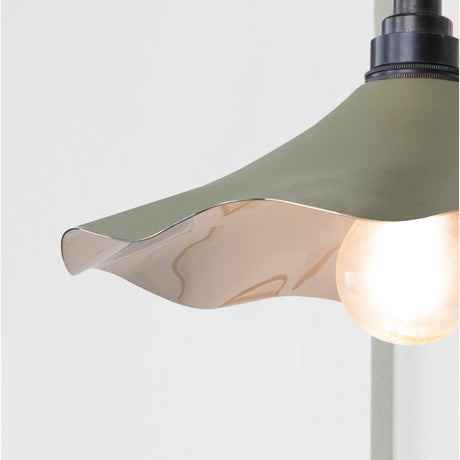 From The Anvil - Smooth Nickel Flora Wall Light in Tump | Sku. 49724STU | Trade Door Handles.