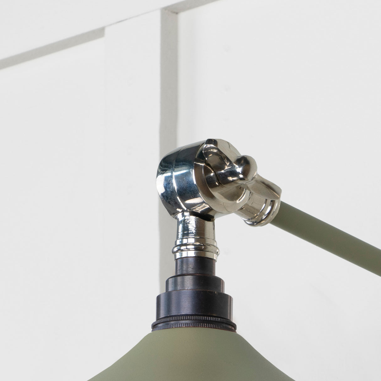 From The Anvil - Smooth Nickel Flora Wall Light in Tump | Sku. 49724STU | Trade Door Handles.