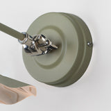 From The Anvil - Smooth Nickel Flora Wall Light in Tump | Sku. 49724STU | Trade Door Handles.