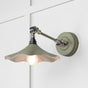From The Anvil - Smooth Nickel Flora Wall Light in Tump | Sku. 49724STU | Trade Door Handles.