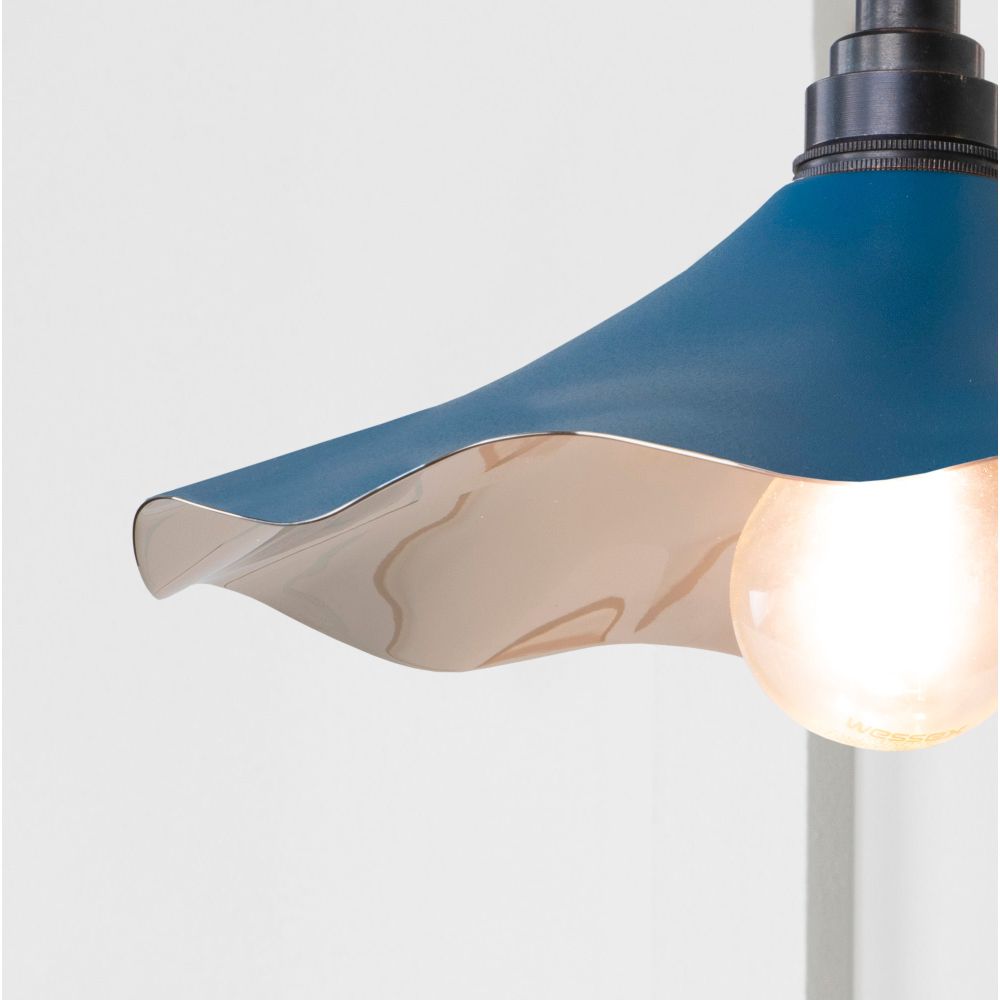From The Anvil - Smooth Nickel Flora Wall Light in Upstream | Sku. 49724SU | Trade Door Handles.