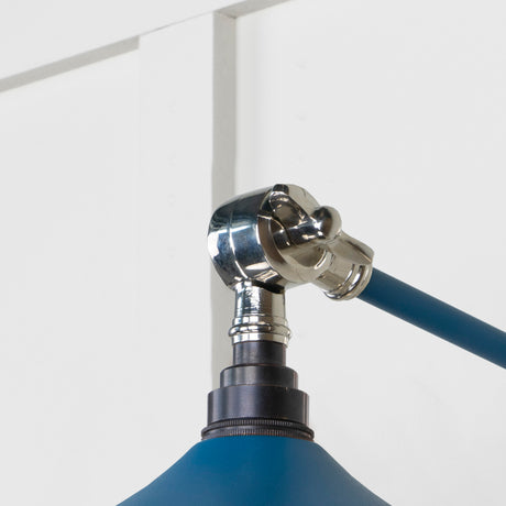 From The Anvil - Smooth Nickel Flora Wall Light in Upstream | Sku. 49724SU | Trade Door Handles.