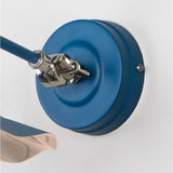 From The Anvil - Smooth Nickel Flora Wall Light in Upstream | Sku. 49724SU | Trade Door Handles.