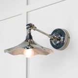 From The Anvil - Smooth Nickel Flora Wall Light | Sku. 49724 | Trade Door Handles.