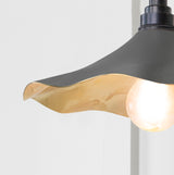 From The Anvil - Smooth Brass Flora Wall Light in Bluff | Sku. 49725SBL | Trade Door Handles.