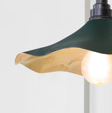 From The Anvil - Smooth Brass Flora Wall Light in Dingle | Sku. 49725SDI | Trade Door Handles.