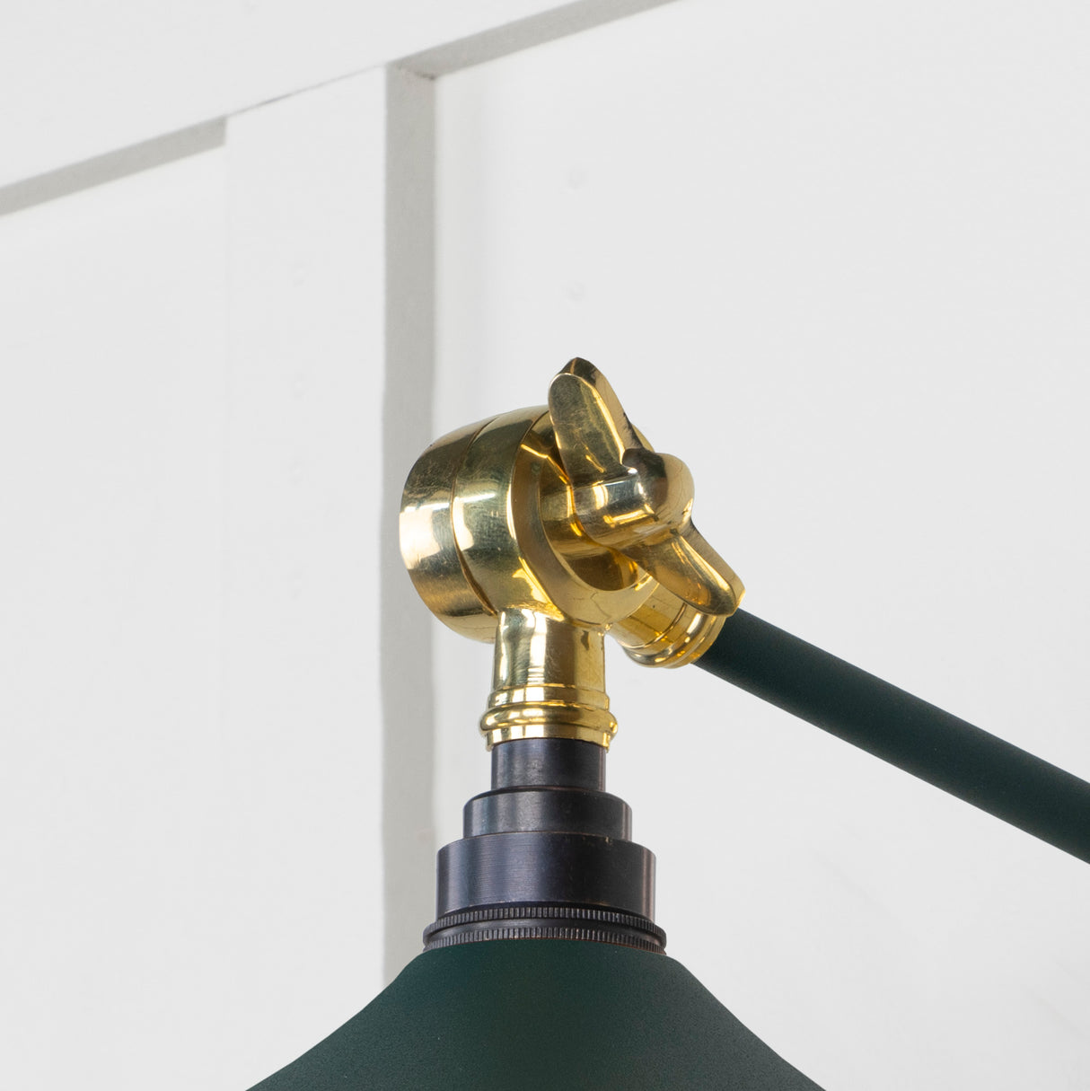 From The Anvil - Smooth Brass Flora Wall Light in Dingle | Sku. 49725SDI | Trade Door Handles.