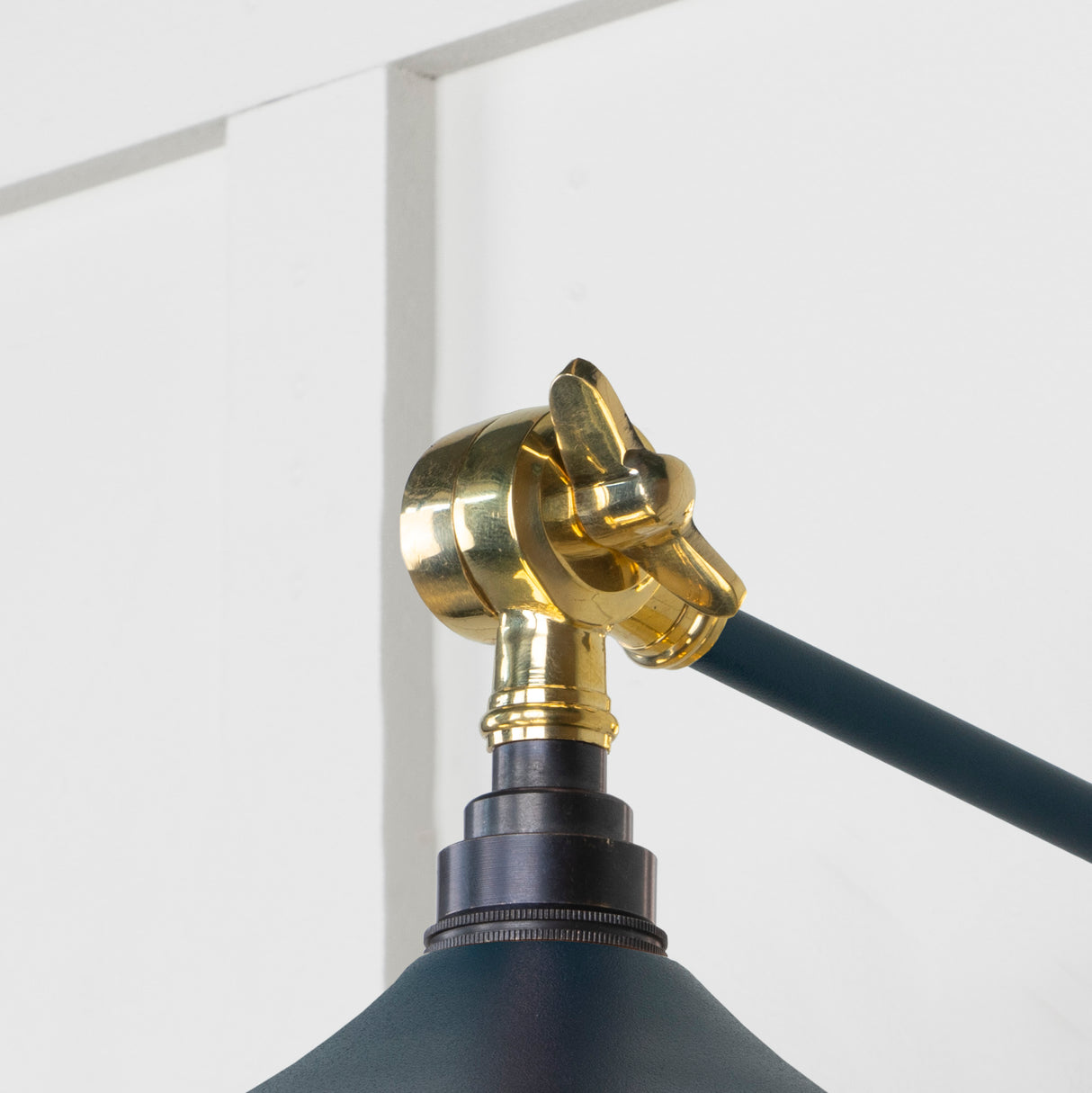 From The Anvil - Smooth Brass Flora Wall Light in Dusk | Sku. 49725SDU | Trade Door Handles.