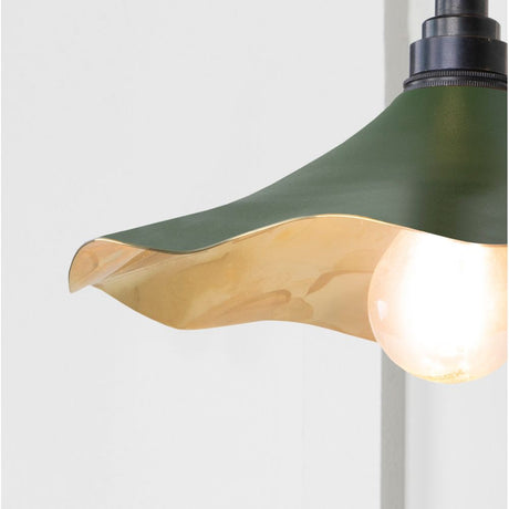 From The Anvil - Smooth Brass Flora Wall Light in Heath | Sku. 49725SH | Trade Door Handles.