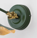 From The Anvil - Smooth Brass Flora Wall Light in Heath | Sku. 49725SH | Trade Door Handles.