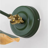 From The Anvil - Smooth Brass Flora Wall Light in Heath | Sku. 49725SH | Trade Door Handles.