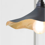 From The Anvil - Smooth Brass Flora Wall Light in Slate | Sku. 49725SSL | Trade Door Handles.