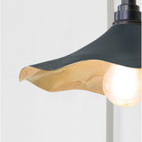 From The Anvil - Smooth Brass Flora Wall Light in Soot | Sku. 49725SSO | Trade Door Handles.