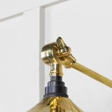 From The Anvil - Smooth Brass Flora Wall Light | Sku. 49725 | Trade Door Handles.