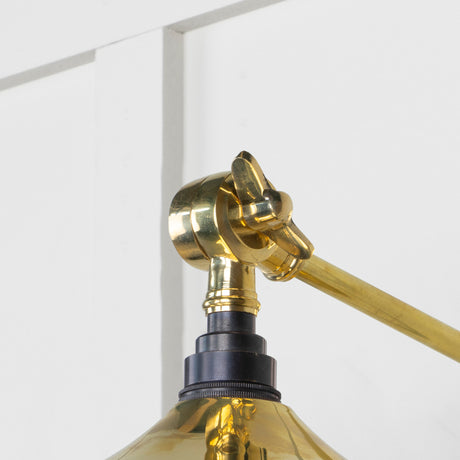 From The Anvil - Smooth Brass Flora Wall Light | Sku. 49725 | Trade Door Handles.